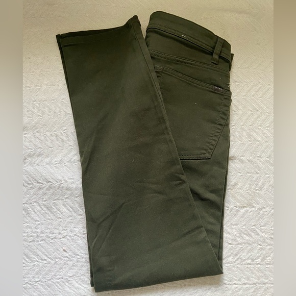 Jachs New York Men's 5 Pocket Pant Two-Way Stretch Straight Fit GREEN - Picture 3 of 10